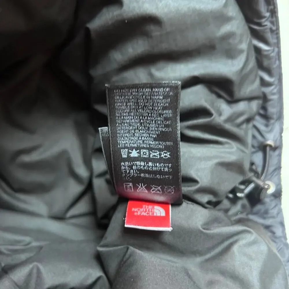The North Face 550 Vintage Y2k Black Nylon Goose Down Puffer Vest Jacket Medium